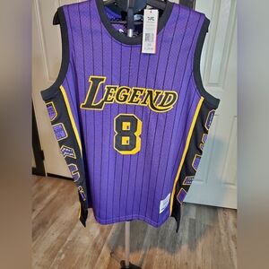 NWT Legend Mamba Kobe Bryant B BALL Jersey #8 On Front #24 On Back SIZE 2XL